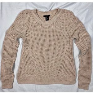 H&M Sweater Light Pink Comfy